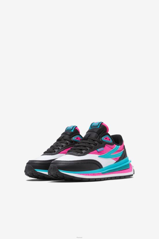 שחור/ורוד גלו/לבן FILA פילה רנו שחור/ורוד/לבן של רנו לילדים 68LF2285