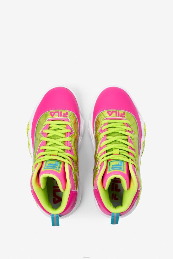 ורוד/אגרוף ליים/לבן FILA fila little children's mb ליל הליכה ורוד/ליים פונץ'/לבן 68LF2251