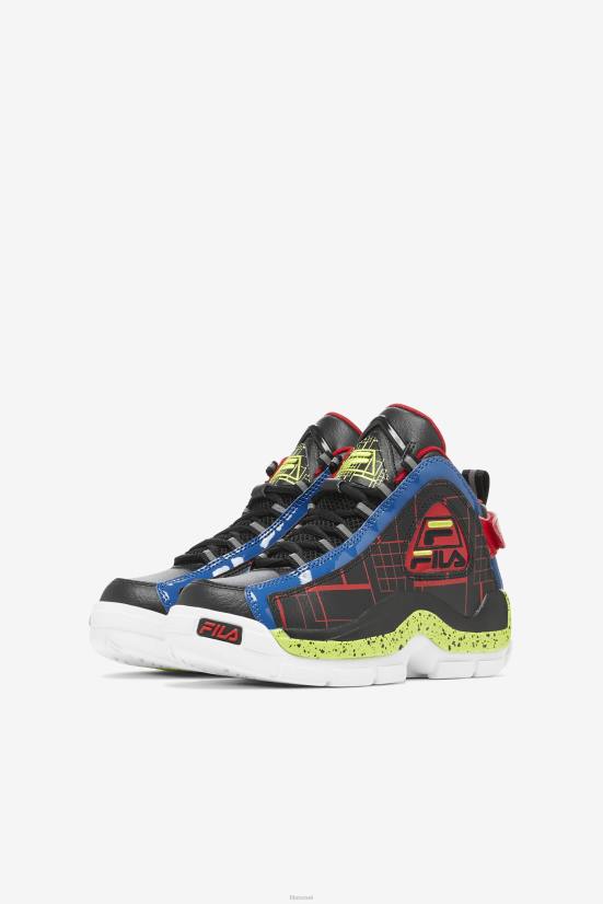 שחור/כחול/אדום FILA fila little kids' grant hill 2 שחור/כחול/אדום 68LF2215