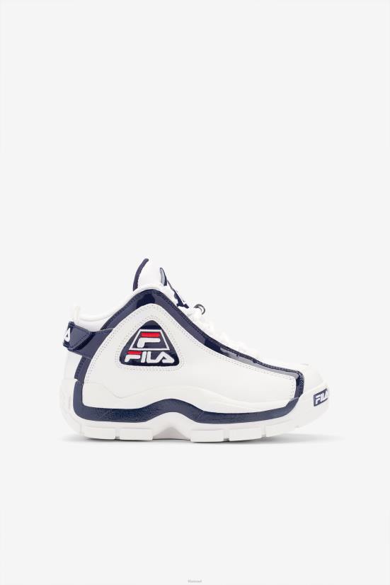 לבן/כהה/אדום FILA fila little kids' grant hill 2 לבן/צי/אדום 68LF2221