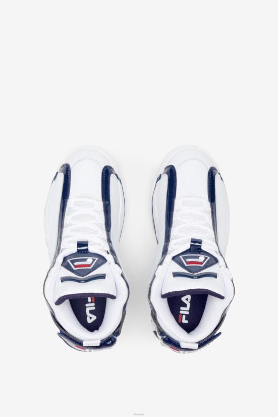 לבן/כהה/אדום FILA fila little kids' grant hill 2 לבן/צי/אדום 68LF2221