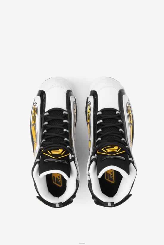 לבן/שחור/לימון FILA לבן/שחור/לימון גדול ילדים גרנט היל 2 מירוץ פילה 68LF2106