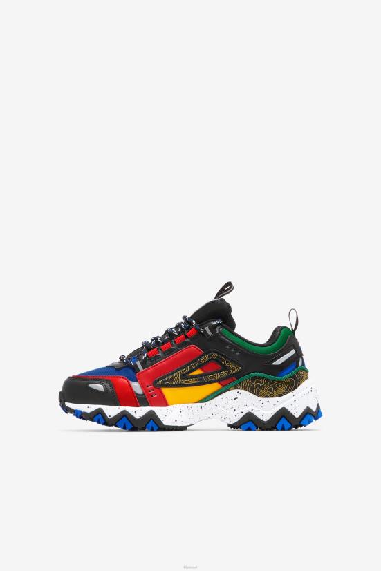 כחול/אדום/אמזון FILA לילדים גדולים Oakmont tr fila כחול/אדום/אמזון 68LF2144