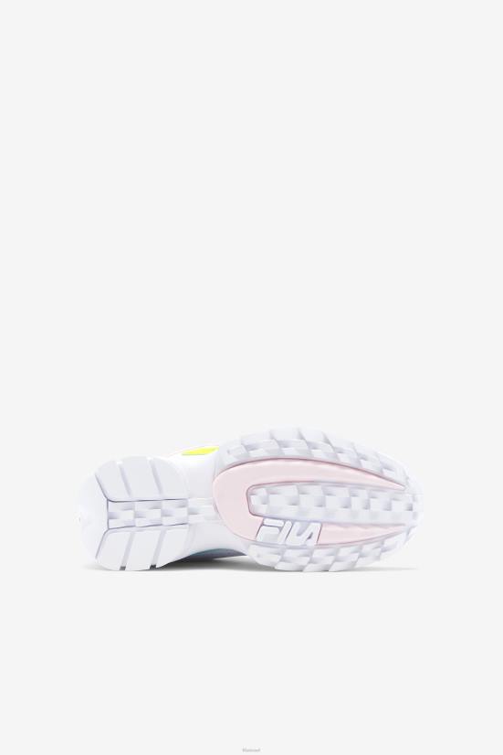 לבן/צהוב/כחול FILA fila לבן/צהוב/כחול משבש ילדים גדולים 2 פרימיום 68LF2068