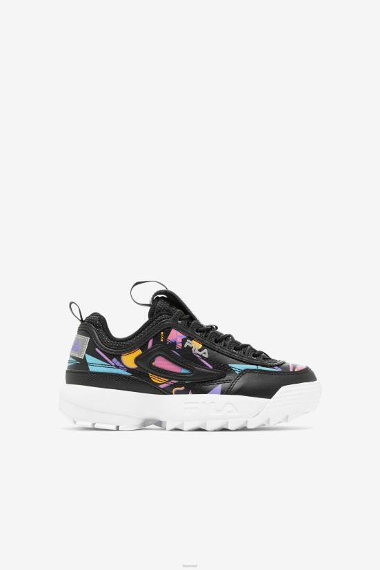 שחור / קטניות / לבן FILA fila big kids' disruptor 2 פרימיום שחור/בובע/לבן 68LF2065