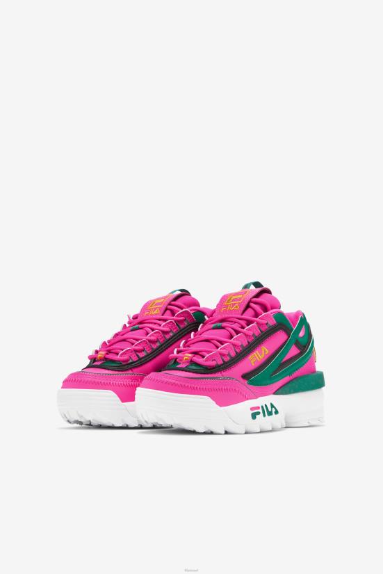 ורוד גלו/ירוק/זהב FILA fila big kids' disruptor 2 exp pink glo/ירוק/זהב 68LF2059