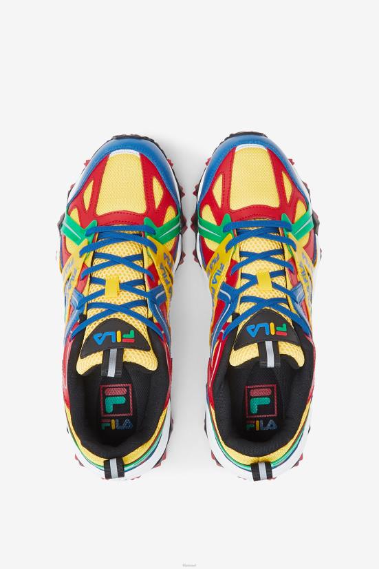 לימון/אדום/כחול אימפריאלי FILA fila big kids electromont לימון/אדום/כחול אימפריאלי 68LF2077