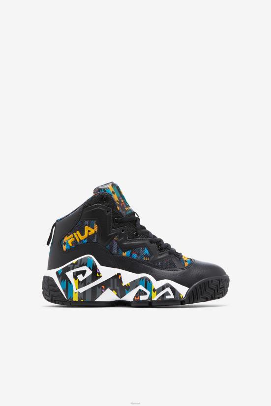 באג שחור/יוני/זעפרן FILA fila black/june bug/saffron big kids'mb 68LF2122
