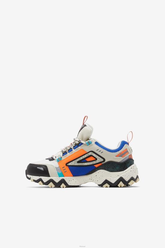 יונת טורטל/שחור/גארדניה FILA גדול לילדים oakmont tr turtledove/שחור/גארדניה פילה 68LF2141