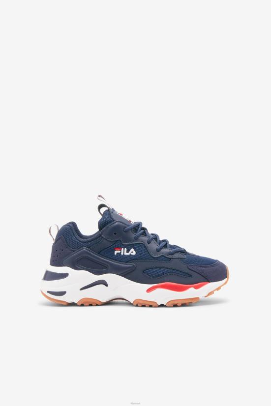 חיל הים/לבן/אדום FILA ילדים גדולים של ray tracer פיילה נייבי/לבנה/אדום 68LF2153