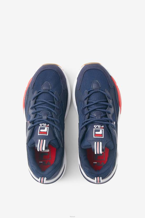 חיל הים/לבן/אדום FILA ילדים גדולים של ray tracer פיילה נייבי/לבנה/אדום 68LF2153