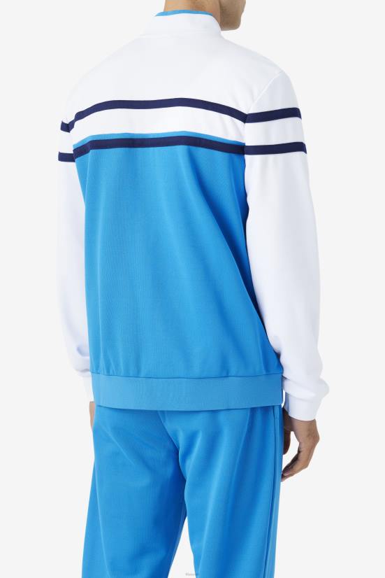 Directoire כחול / לבן / Peacoat FILA ז'קט פילה נאסו של directoire כחול/לבן/פול 68LF945