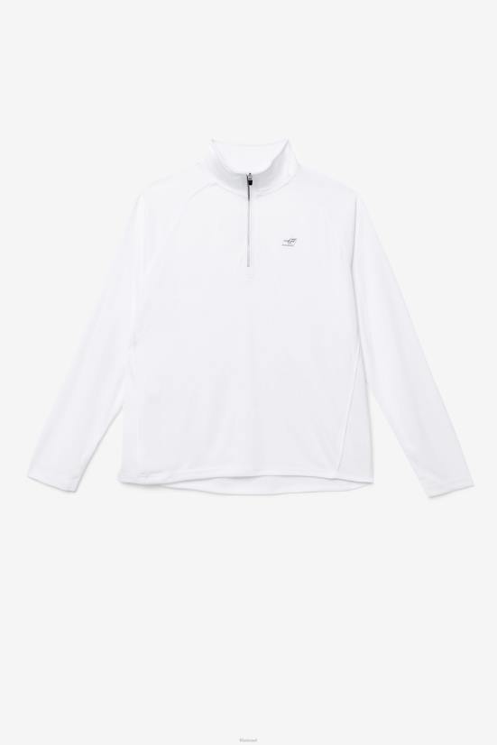 לבן FILA כדור חמוץ לבן 1/4 זיפ פילה 68LF1116