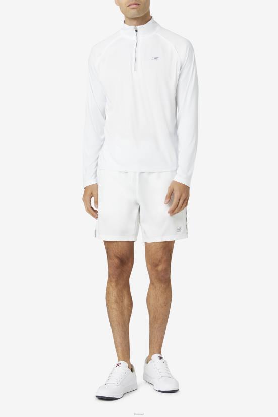 לבן FILA כדור חמוץ לבן 1/4 זיפ פילה 68LF1116