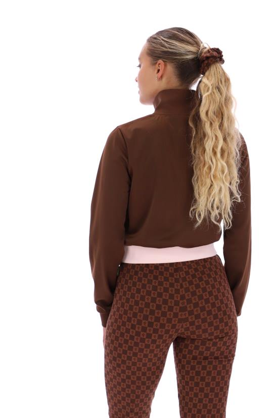 FILA חלק עליון למסלול פילה לורה 1/4 הדפס רוכסן 68LF3406