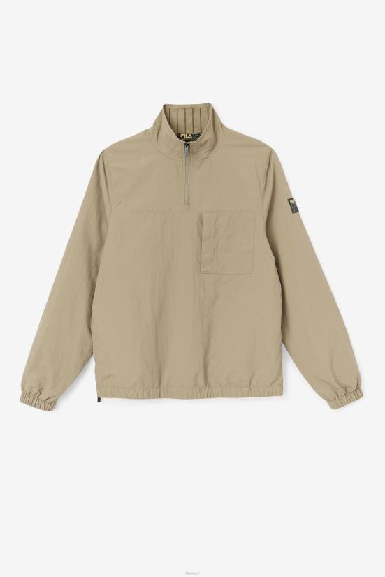 ירוק סמוי FILA מעיל פילה סמוי ירוק מגנוס 1/4 רוכסן 68LF886