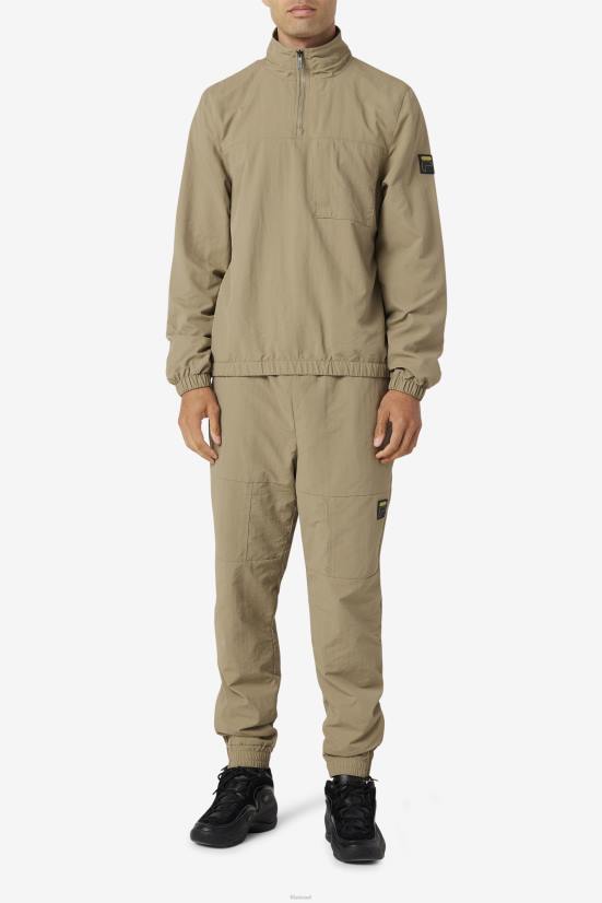 ירוק סמוי FILA מעיל פילה סמוי ירוק מגנוס 1/4 רוכסן 68LF886