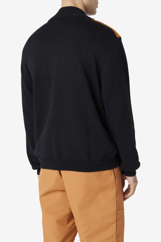 שחור/אדוב FILA שחור/אדוב מרקל 1/4 סוודר רוכסן fila 68LF516