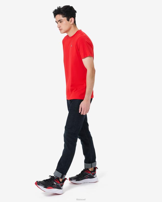 אָדוֹם FILA תג מורשת גברים 2.0 חולצה אדומה פילה 68LF2561