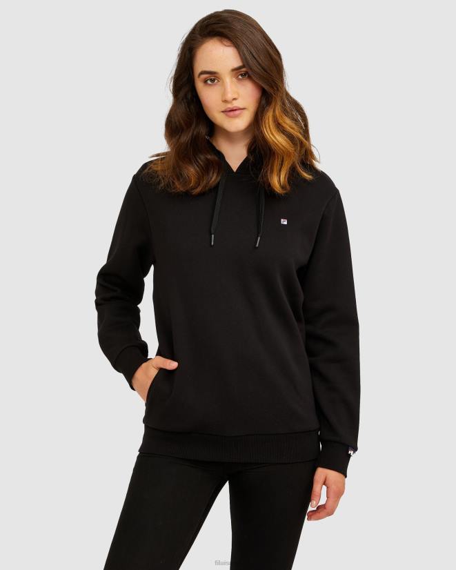 שָׁחוֹר FILA פילה שחור תג יוניסקס 2.0 מכסה המנוע 68LF2632