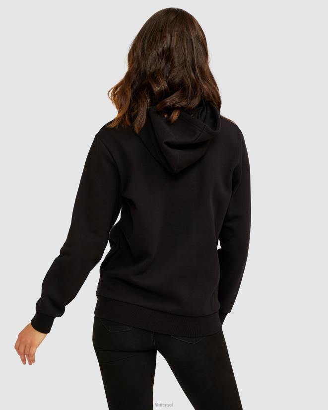 שָׁחוֹר FILA פילה שחור תג יוניסקס 2.0 מכסה המנוע 68LF2632