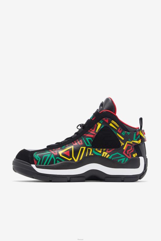 שעועית שחורה/ג'לי/לימון FILA פילה שחור/ג'לי שעועית/לימון לגברים גרנט היל 2 68LF100