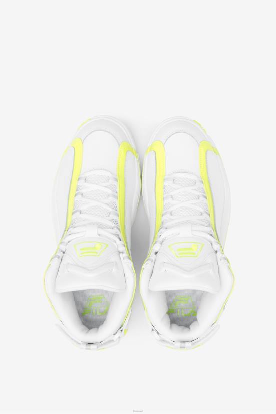 לבן צהוב FILA פילה גבעת מענק נשים לבנה/צהובה 2 68LF1186