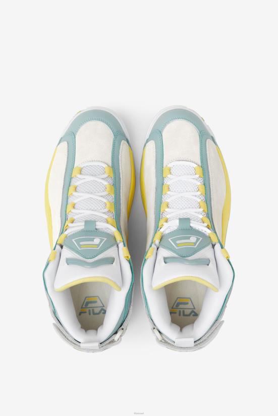 לבן/אנפה/ערפל אפור FILA גרנט היל לגברים 2 פילה לבנה/אנפה/אפורה 68LF17