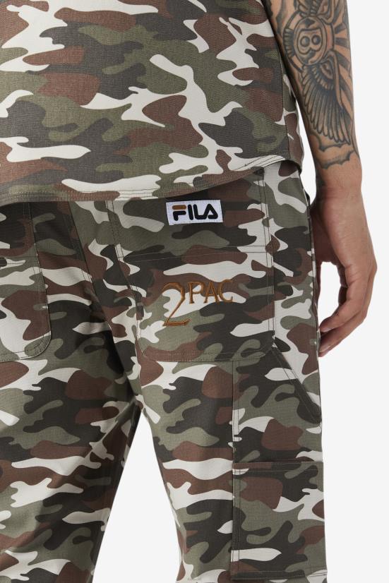 הדפס קאמו FILA 2pac מכנס מטען פילה קאמו הדפס 68LF716