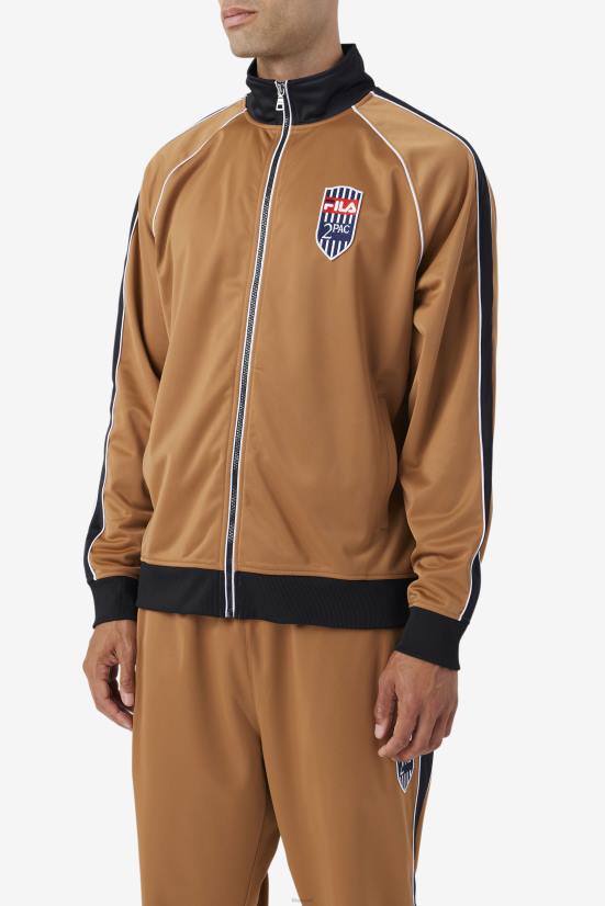 טבק חום/שחור/לבן FILA פילה טבק חום/שחור/לבן מעיל 2pac 68LF892