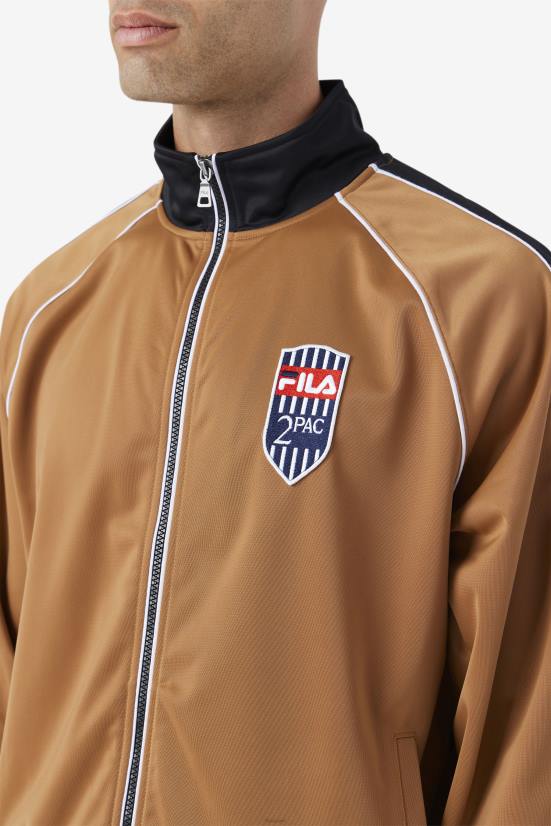 טבק חום/שחור/לבן FILA פילה טבק חום/שחור/לבן מעיל 2pac 68LF892