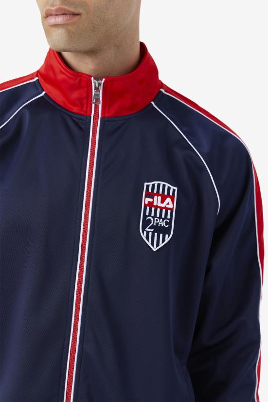חיל הים/אדום/לבן FILA מעיל ספורט 2pac פילה נייבי/אדום/לבן 68LF893