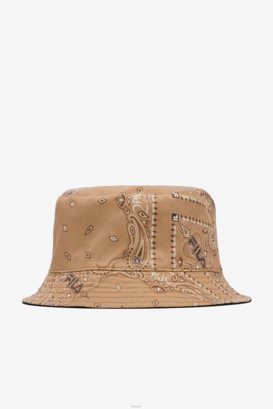 שחור/חום טבק FILA שחור/חום טבק 2pac כובע פילה 68LF966