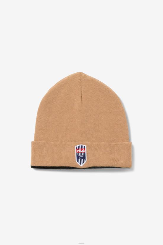 טבק חום/שחור FILA פילה טבק חום/שחור 2pac beanie 68LF964