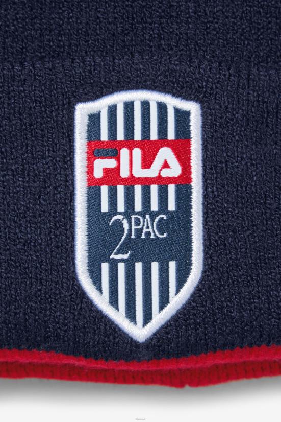 חיל הים/אדום FILA 2pac beanie נייבי/אדום פילה 68LF965