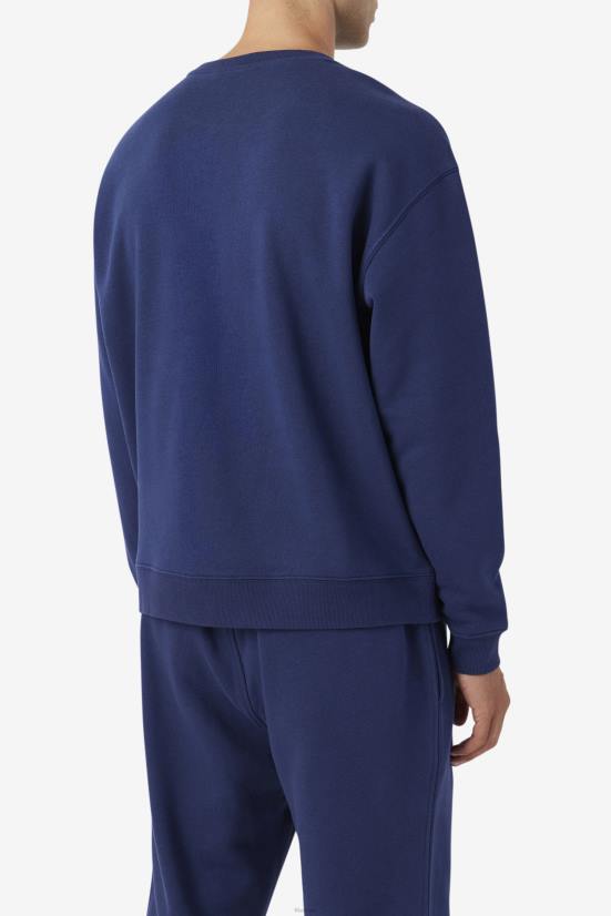 חיל הים FILA צוות טלאי צמר 2pac fila navy 68LF512