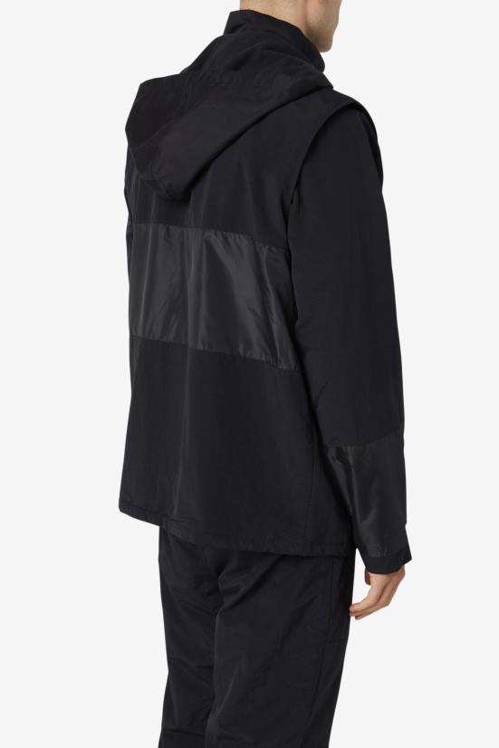 שָׁחוֹר FILA מעיל 3 ב-1 של fila black tate 68LF874