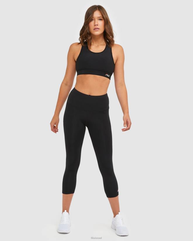 שָׁחוֹר FILA טייץ 3/4 קלאסי לנשים שחור פילה 68LF2879