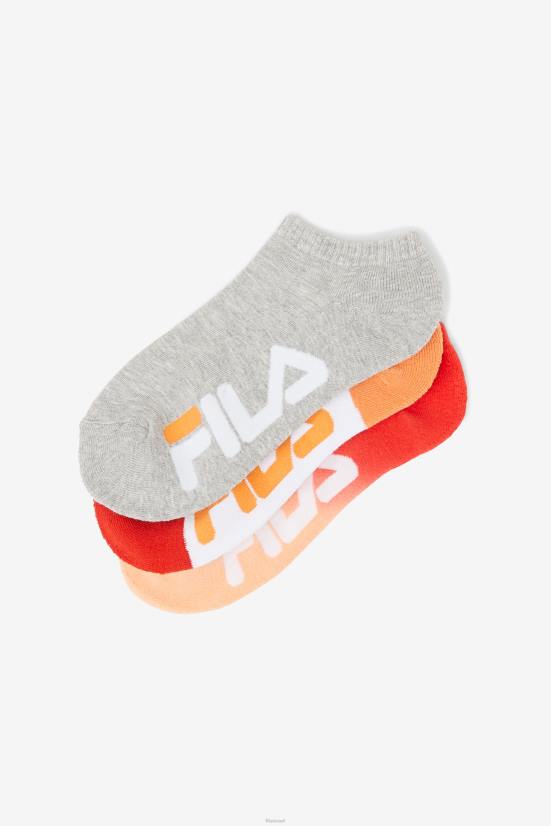 אפרסק FILA אפרסק פילה לנשים גרב 3 חבילה ללא הופעה 68LF1083