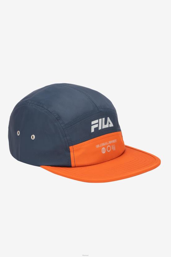 עגבנייה נייבי/שרי FILA כובע מחנאות נייבי/עגבניות שרי פילה 5 פאנל 68LF975