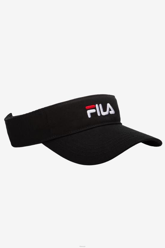שָׁחוֹר FILA מגן רקום פילה שחור 68LF1005
