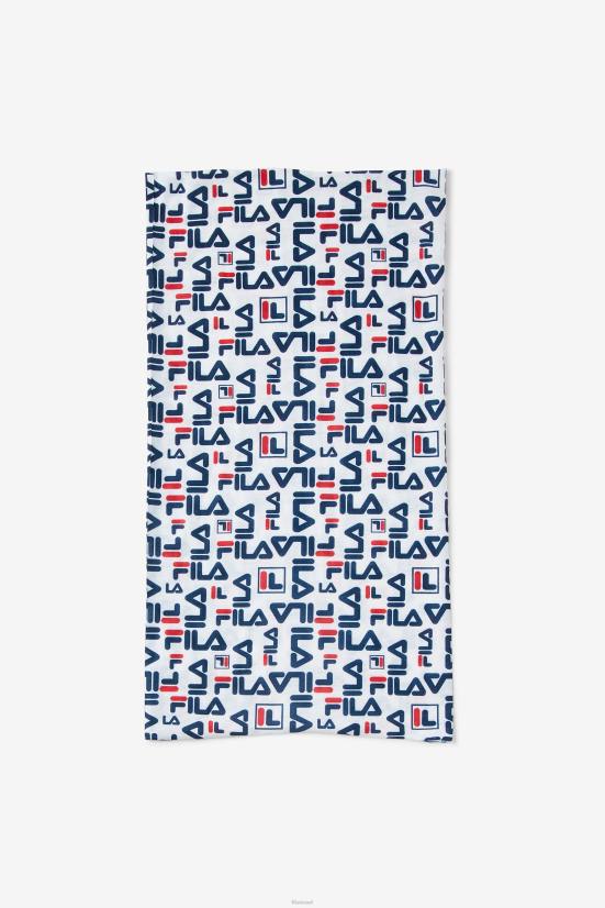 מולטי לבן FILA גיטור לוגו רב חוזר פילה לבן 68LF1030