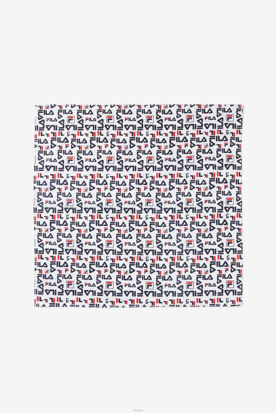 מולטי לבן FILA לוגו חוזר בנדנה פילה לבן מולטי 68LF1034