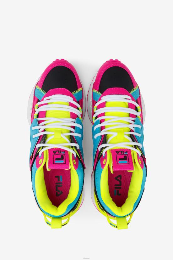ורוד גלו/צהוב/שחור FILA ספקטרה נשים פילה ורוד גלו/צהוב/שחור 68LF1208