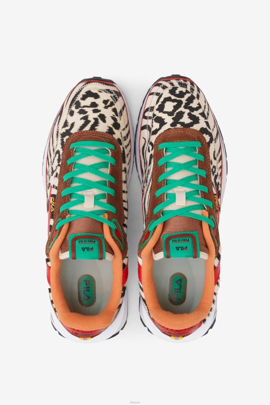 סקוויה/אדום/פנינת זרעים FILA סקויה/אדום/פנינת גברים רנו פילה חיות 68LF132