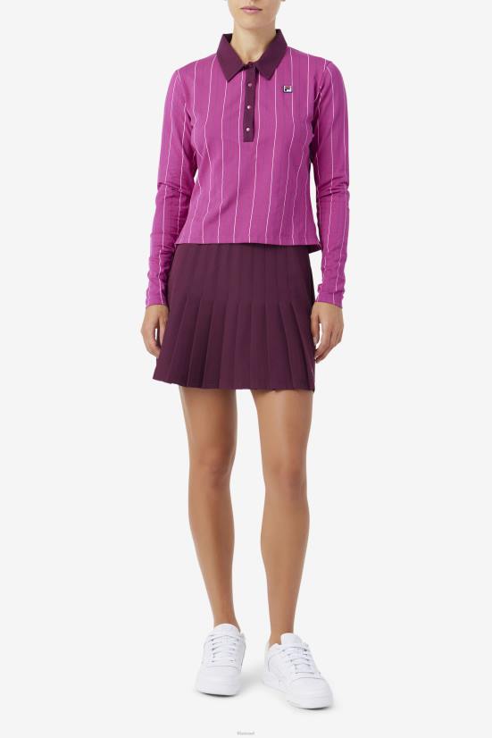 יין אודם/פוטפורי/ענבים FILA פילה רוז'/פוטפורי/יין ענבים ג'אדה פולו עם שרוול ארוך 68LF1384