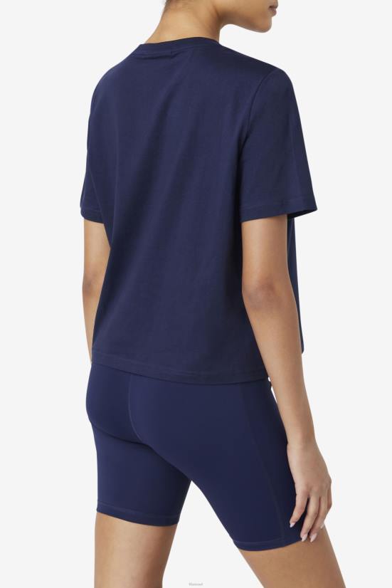 מעיל טווס/אדום/לבן FILA חולצה/אדום/לבן מיס נשר טי פילה 68LF1410