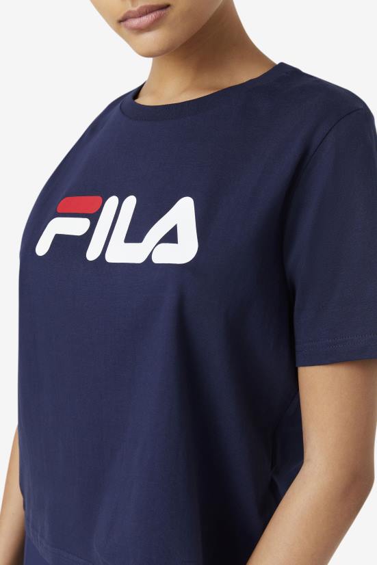 מעיל טווס/אדום/לבן FILA חולצה/אדום/לבן מיס נשר טי פילה 68LF1410