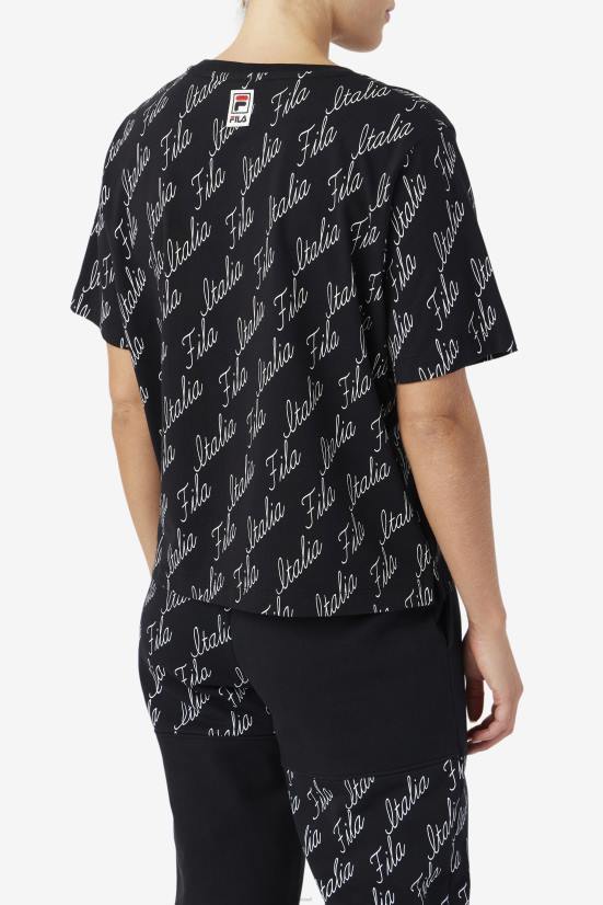 שחור/גן FILA טי פילה אליזבת שחור/גרדניה 68LF1459