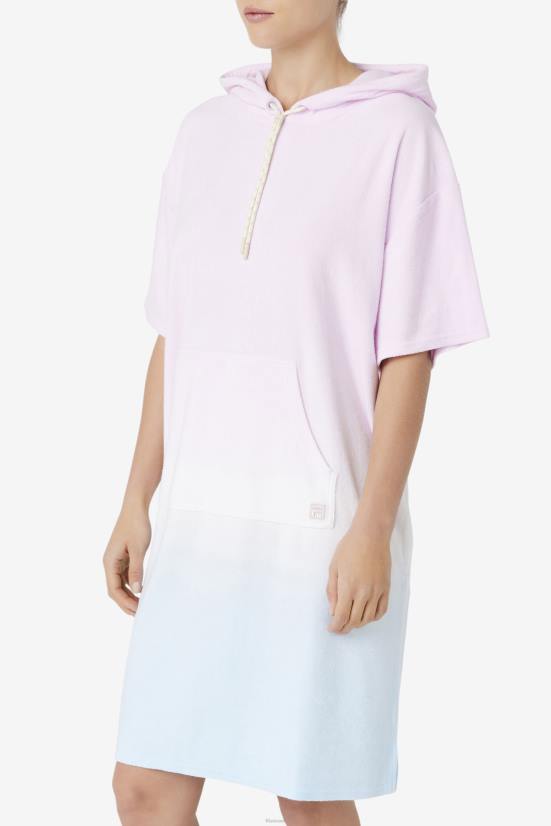 סחלב/כחול/אפרסק רך FILA סחלב / כחול / אפרסק רך פונצ'ו פילה קאלי עם ברדס 68LF1503